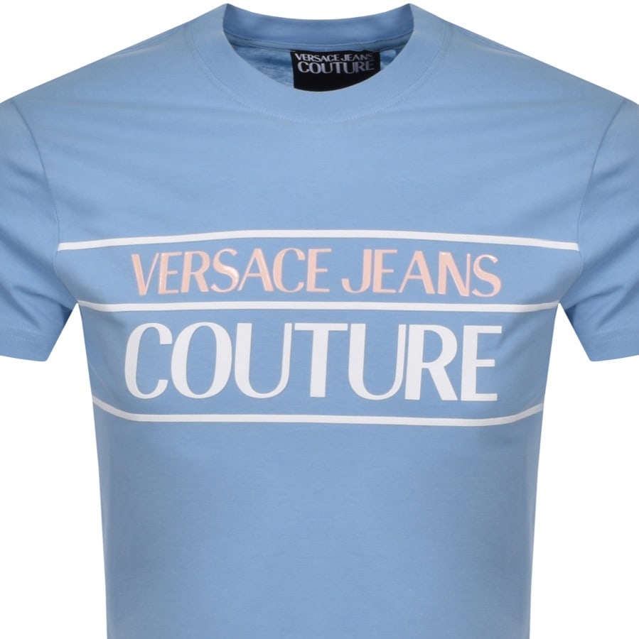 Alternative Image for ProductVersace Jeans Couture Logo T Shirt Blue2